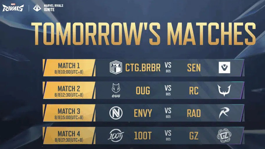 مسابقات میان فصل Marvel Rivals Ignite 2025