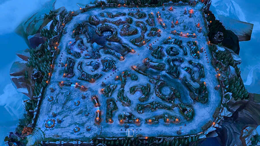 نقشه زمستان لیگ آو لجندز